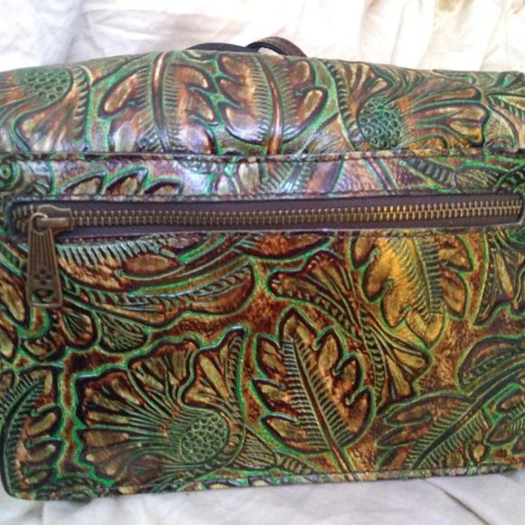 PATRICIA NASH Laurentina  Tooled Leather Crossbody Bag - Picture 2 of 6
